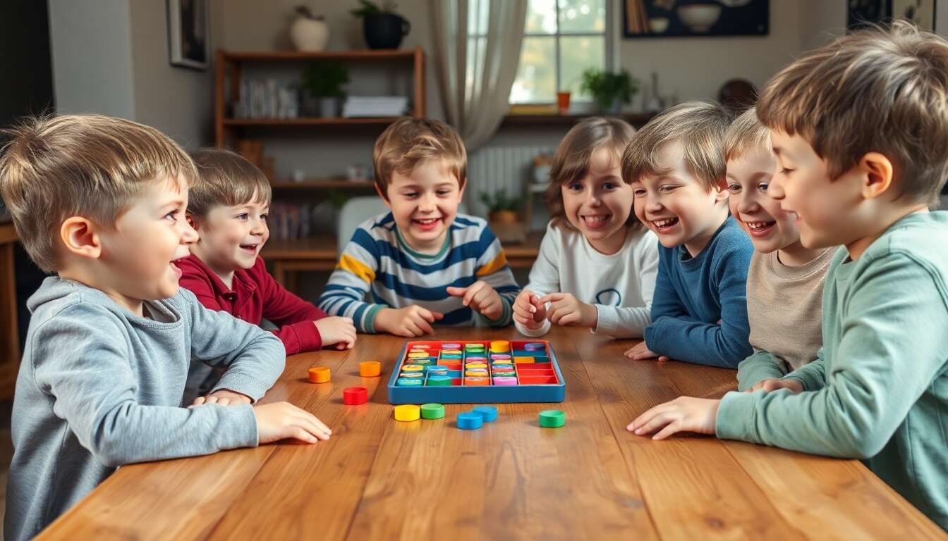 Premiers pas ludiques : jeux de plateau simples pour รฉveiller la curiositรฉ