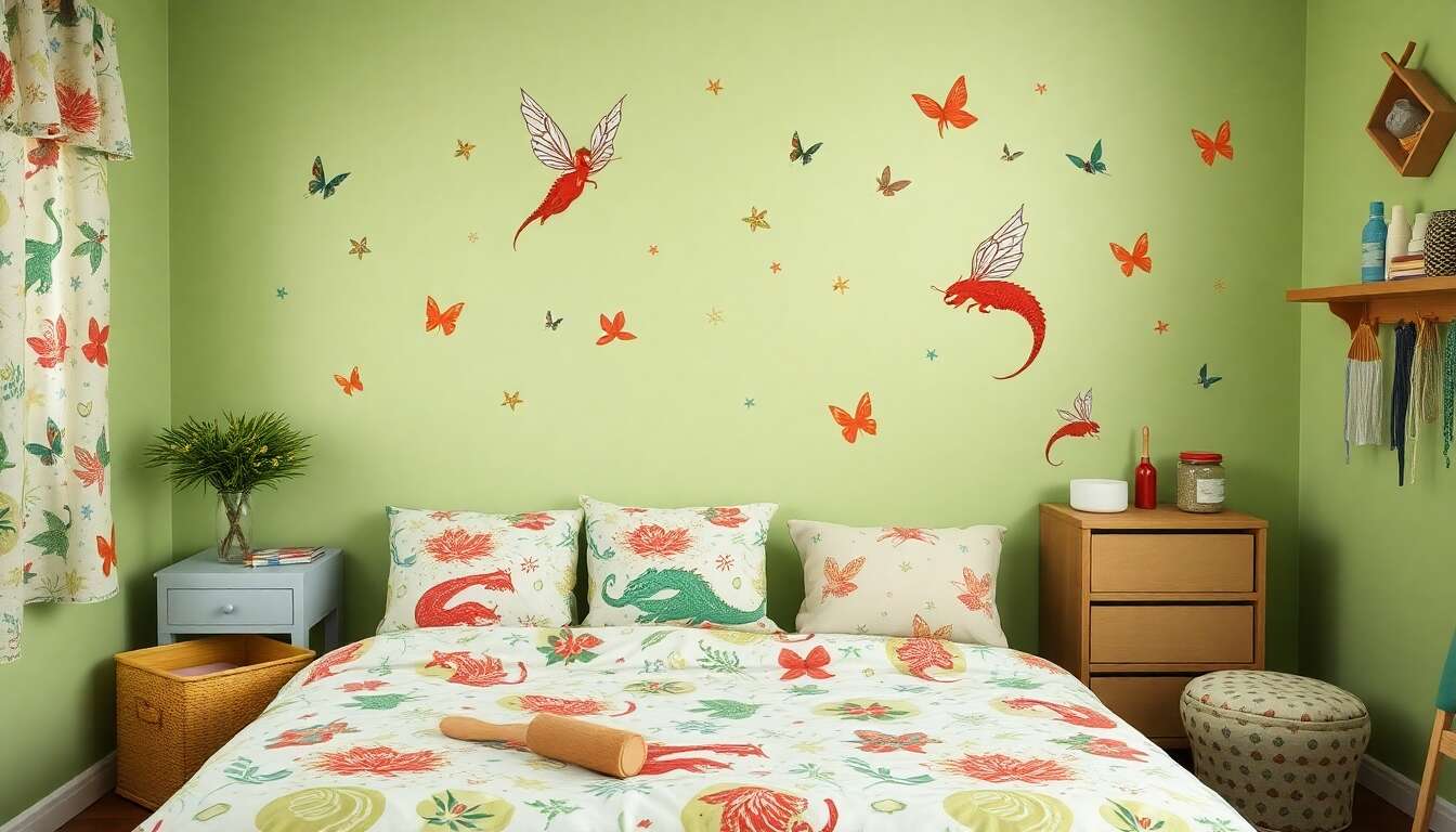 Chambre thรฉmatique : secrets de dรฉcoration pour petits dragons et fรฉes
