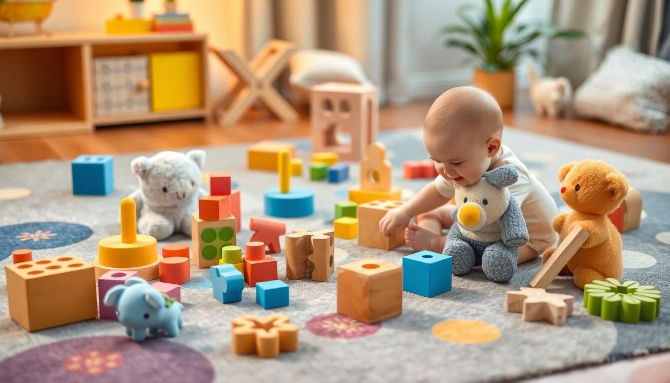 Sélection de jouets éducatifs : développer l'intelligence de bébé en s'amusant