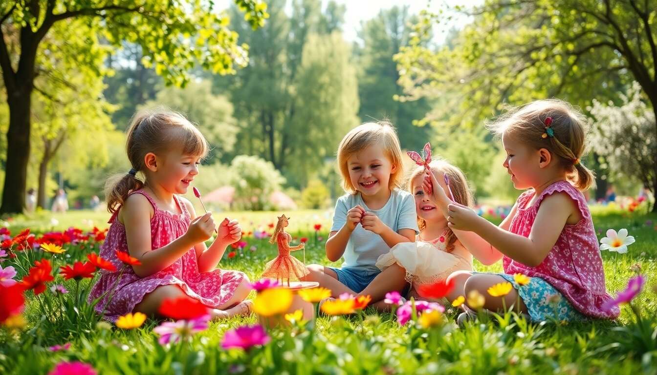 Comptines colorées pour éveiller les sens