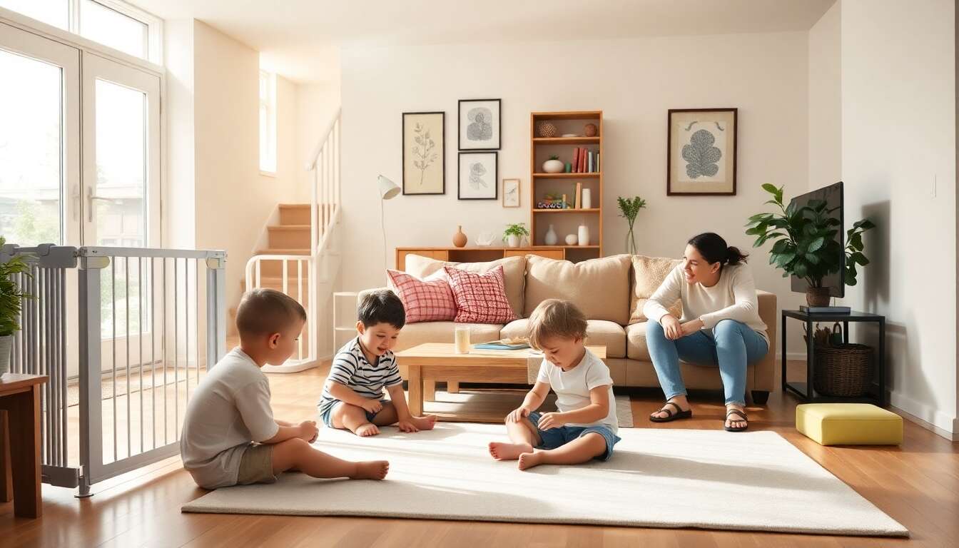 Sรฉcuritรฉ enfant ร la maison : รฉquipements essentiels