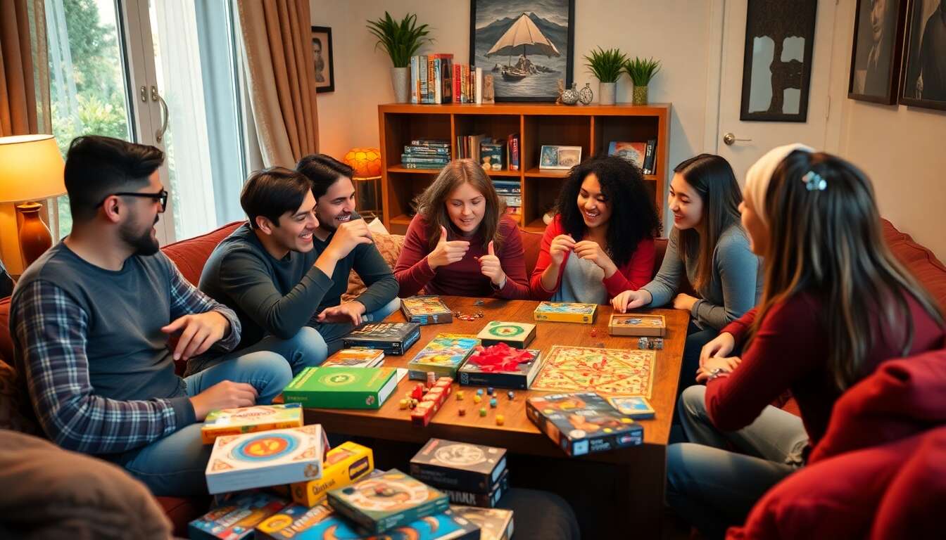 Stratégies gagnantes : top des jeux de plateau pour soirées entre amis
