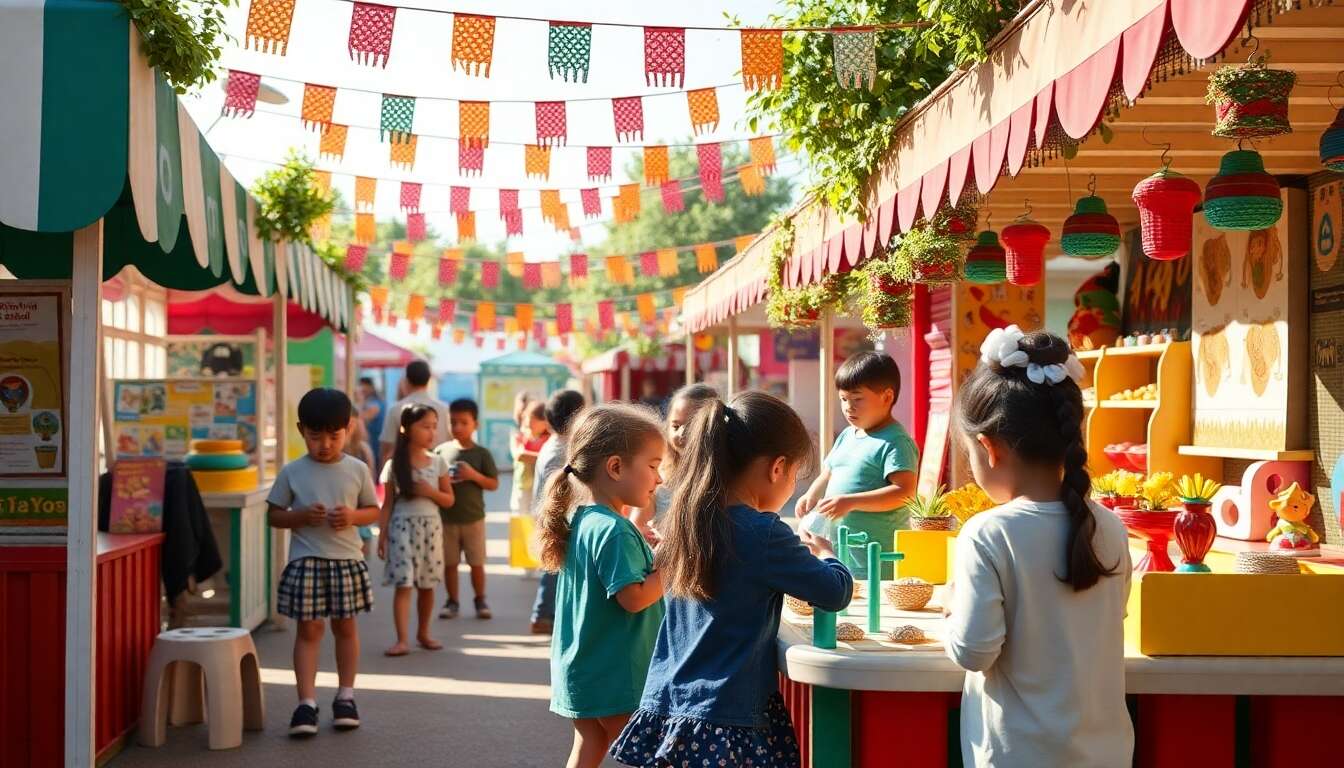 Apprentissage sensoriel par le jeu : immersion dans les foires thématiques