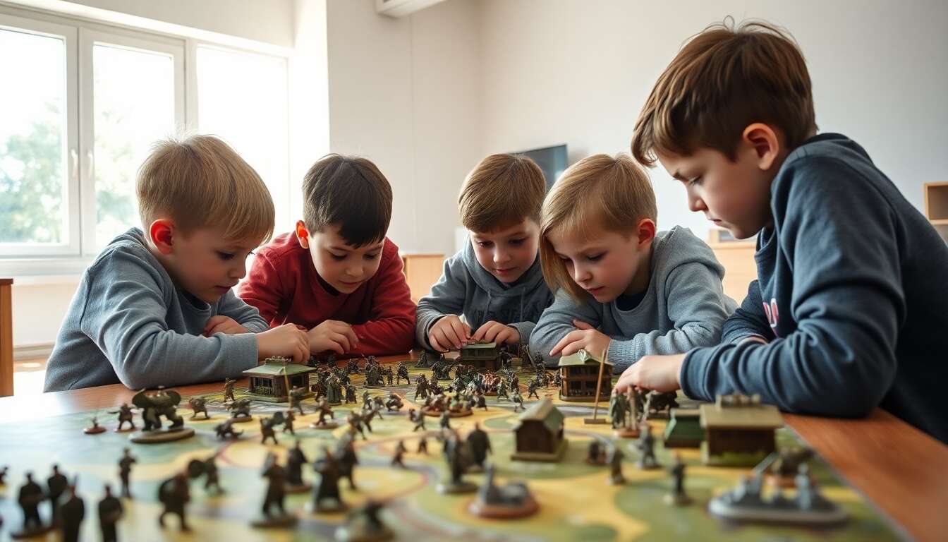 Comment les wargames stimulent la pensรฉe stratรฉgique des enfants