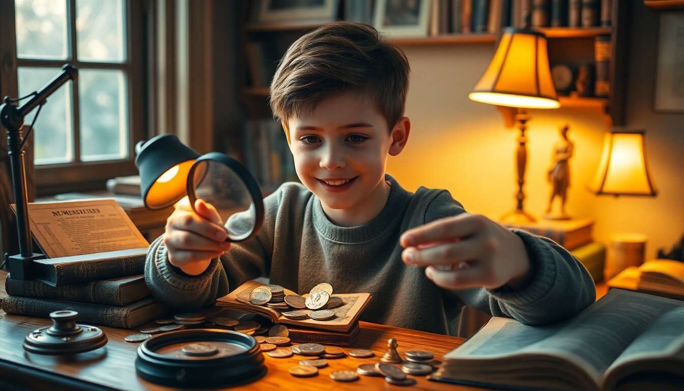 Monnaies anciennes et numismatique pour dรฉbutants : collectionner l'Histoire dรจs le plus jeune รขge