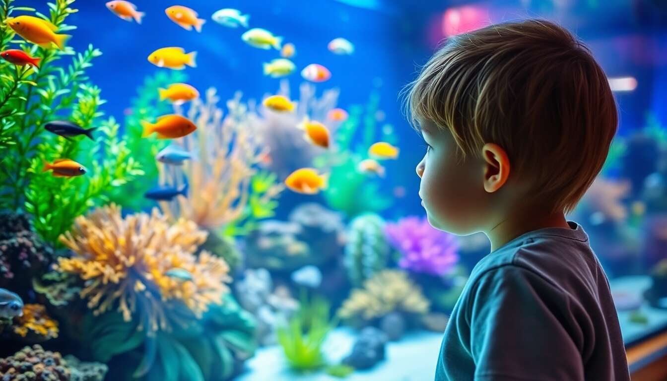 Rencontres marines : bรฉnรฉfices de l'aquariophilie pour enfants