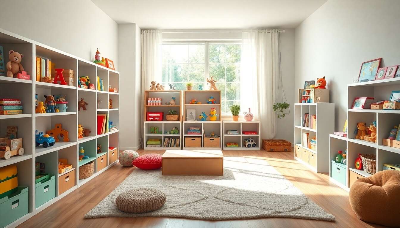 รtiquetage des jeux : systรจmes d'organisation visuelle pour enfants