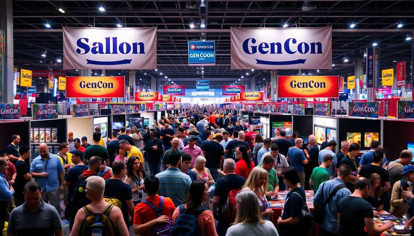 Salon Gen Con : immersion dans le paradis des gamers