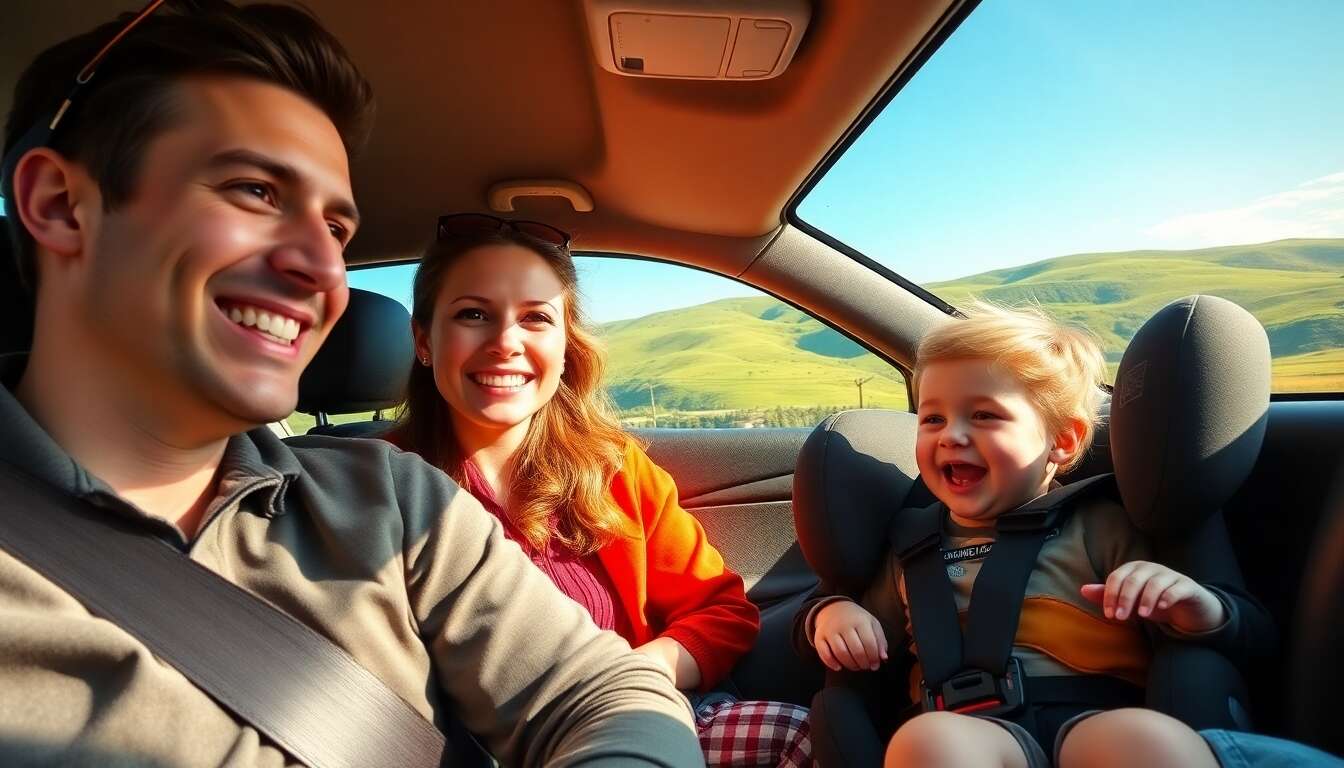 Organiser un road trip : itinรฉraires adaptรฉs aux familles avec nourrissons