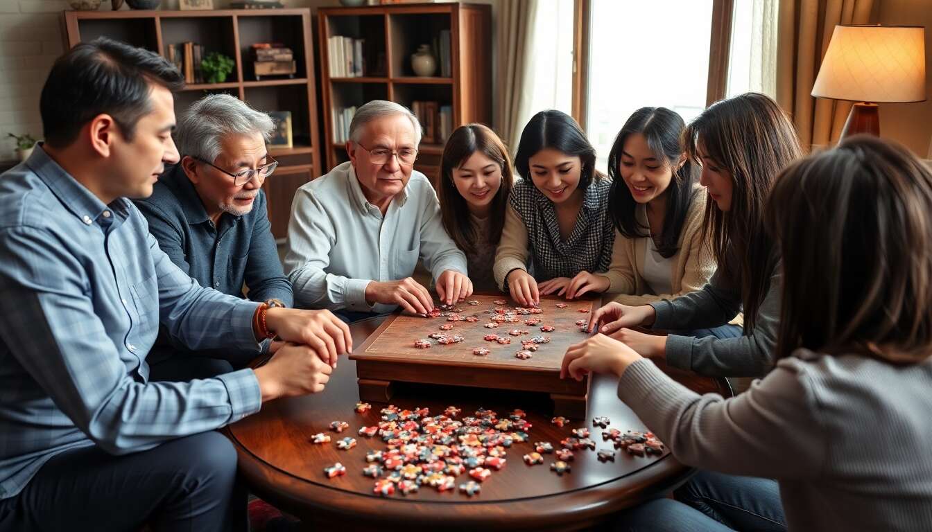 Casse-tête chinois : stimulez votre esprit en groupe
