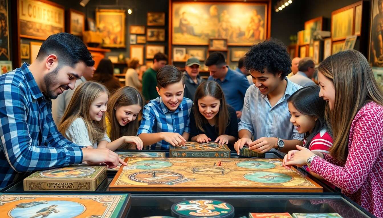 Jeux de société anciens et modernes : plongée dans les expositions thématiques