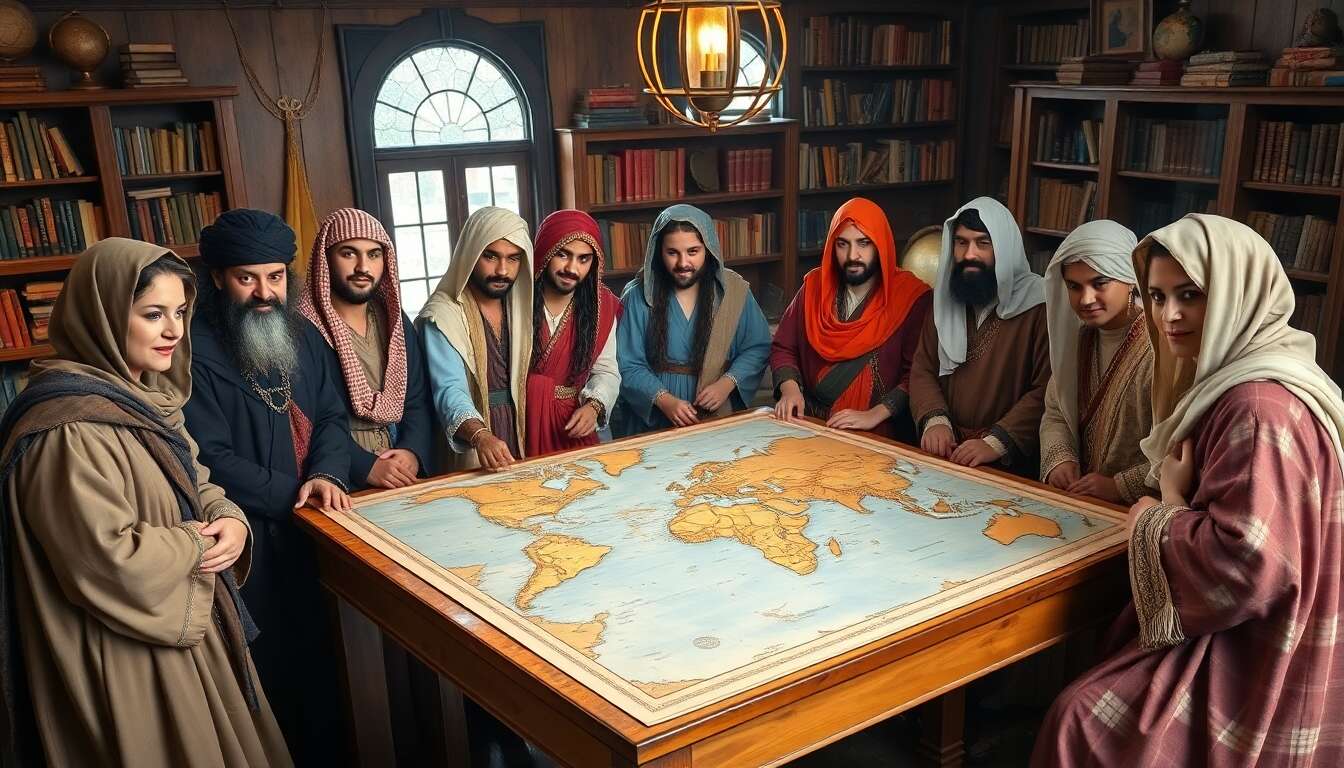 Peuples du monde ancien : puzzle gรฉographique pour une approche ludique des cultures