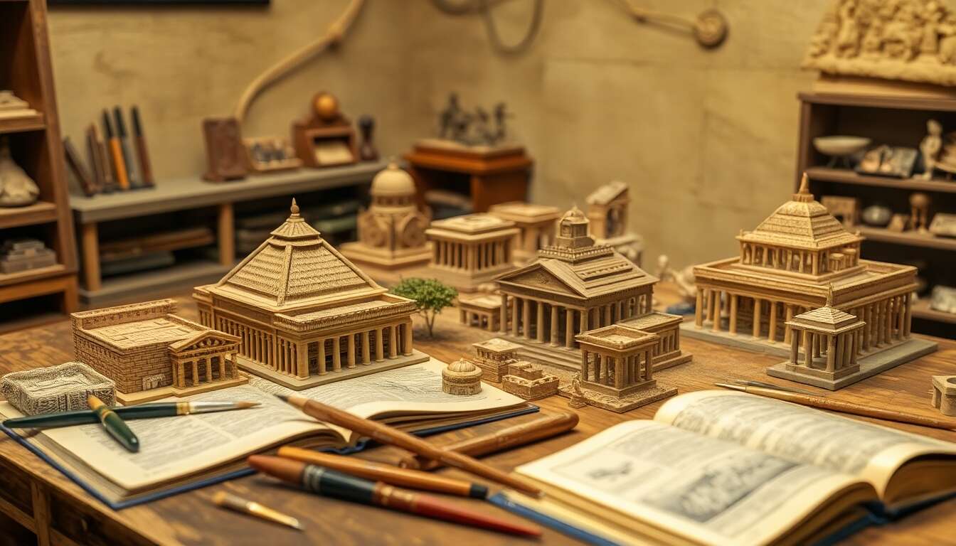 Maquettes et histoire : construire pour dรฉcouvrir les civilisations anciennes