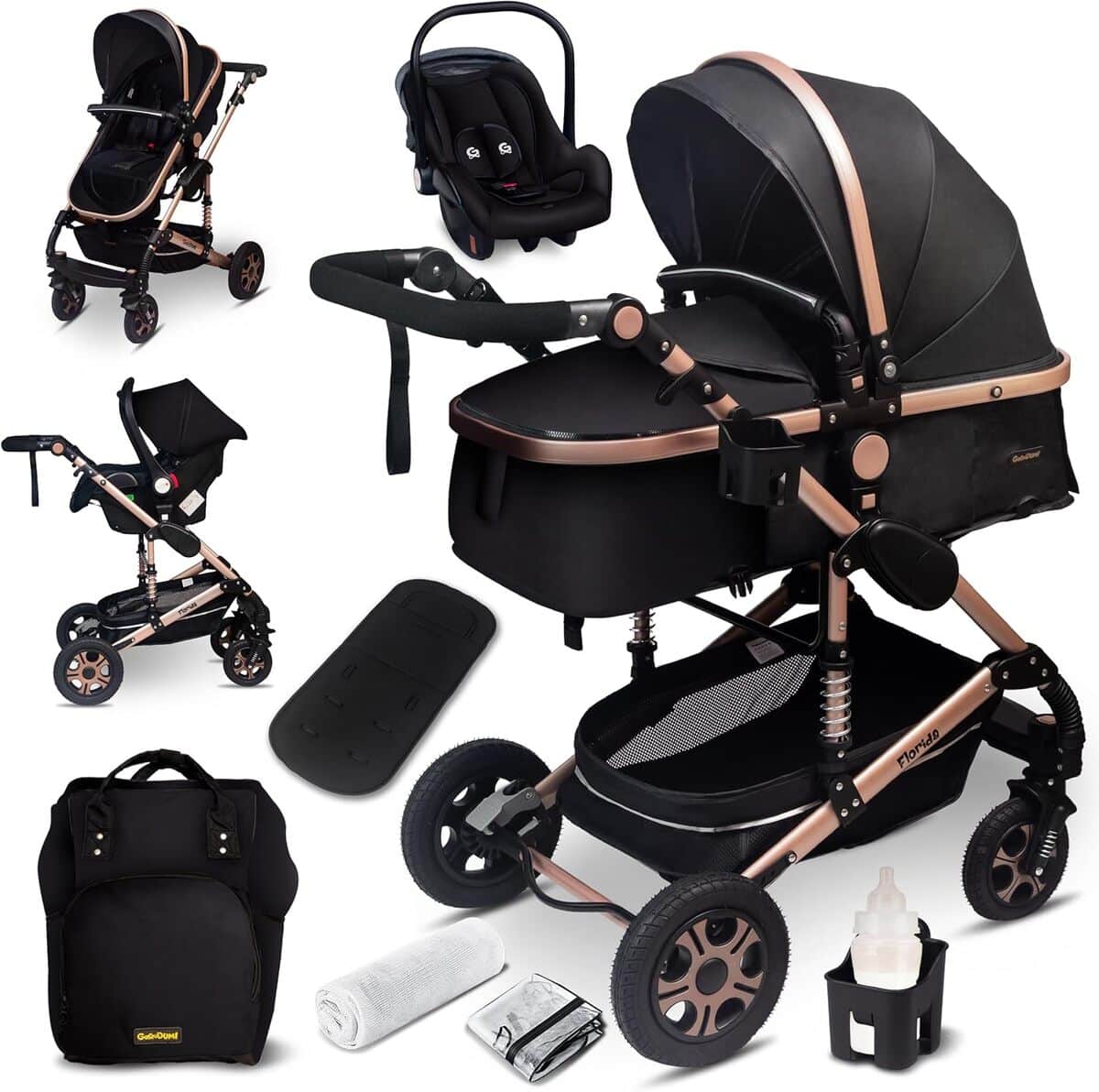 Test de la poussette GaGaDumi Florida 3 en 1