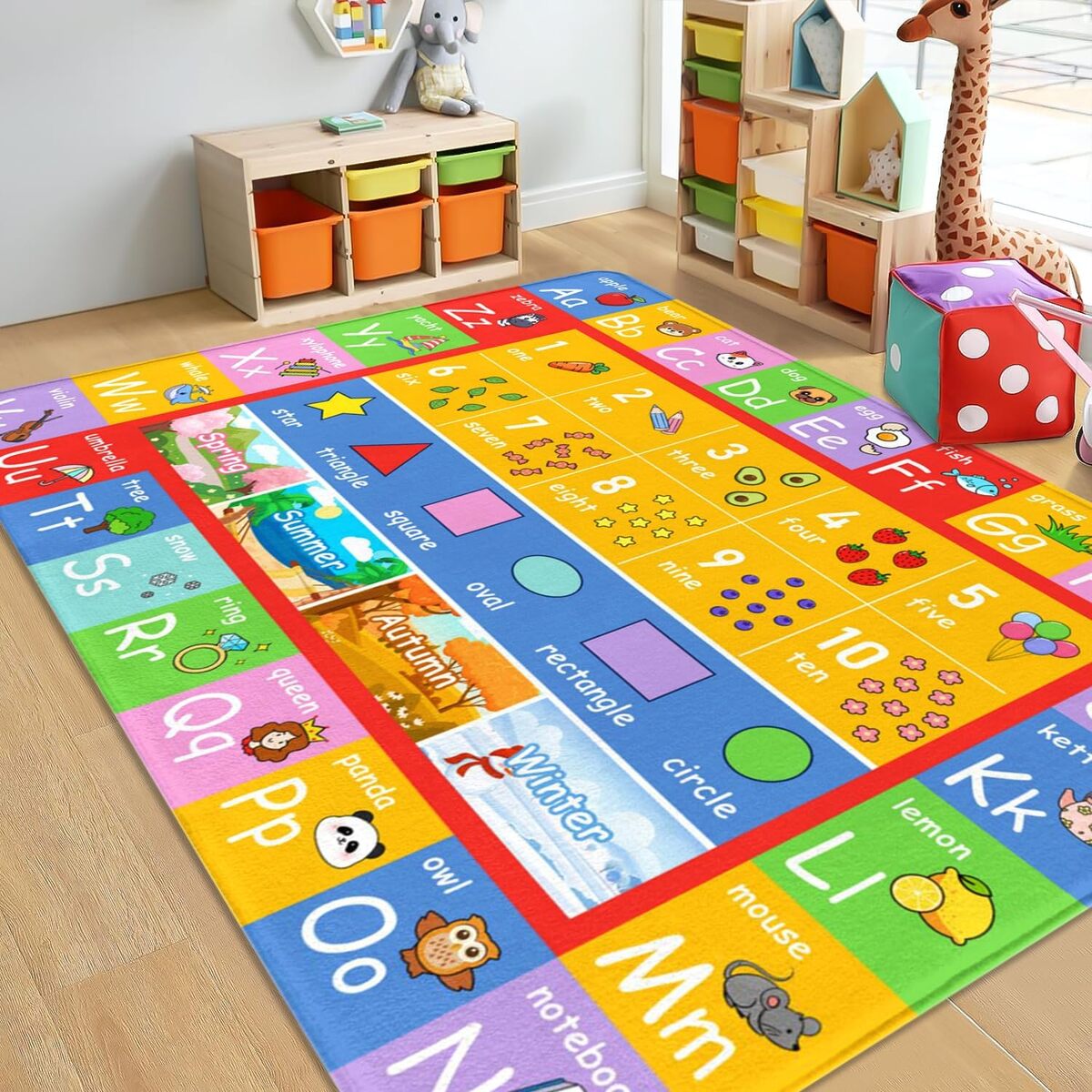 Test du tapis éducatif ABC : apprentissage ludique pour enfants