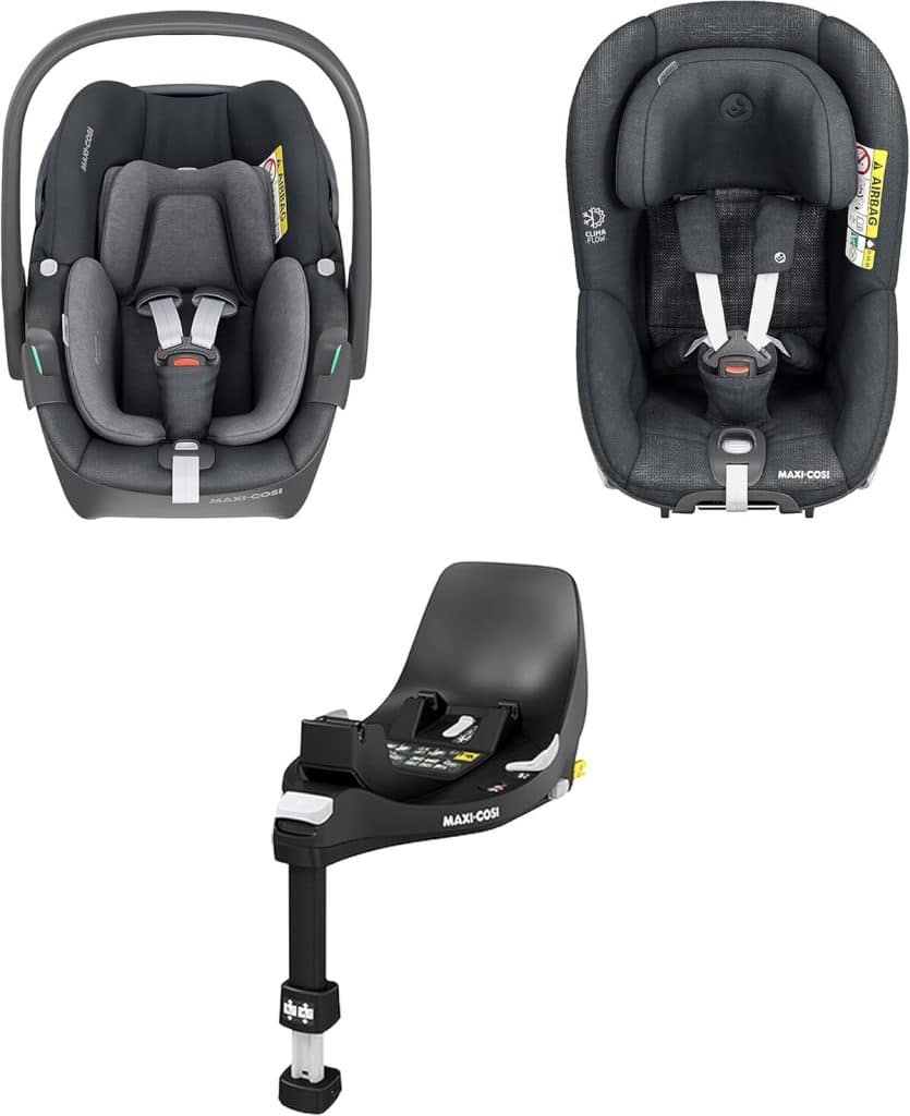 Test des Maxi-Cosi FamilyFix 360 : siège auto Pebble & Pearl 360
