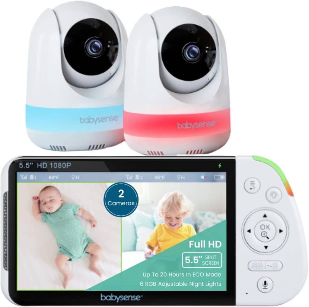 Test du babyphone Babysense MaxView-2CAM : surveillance HD avec 2 caméras