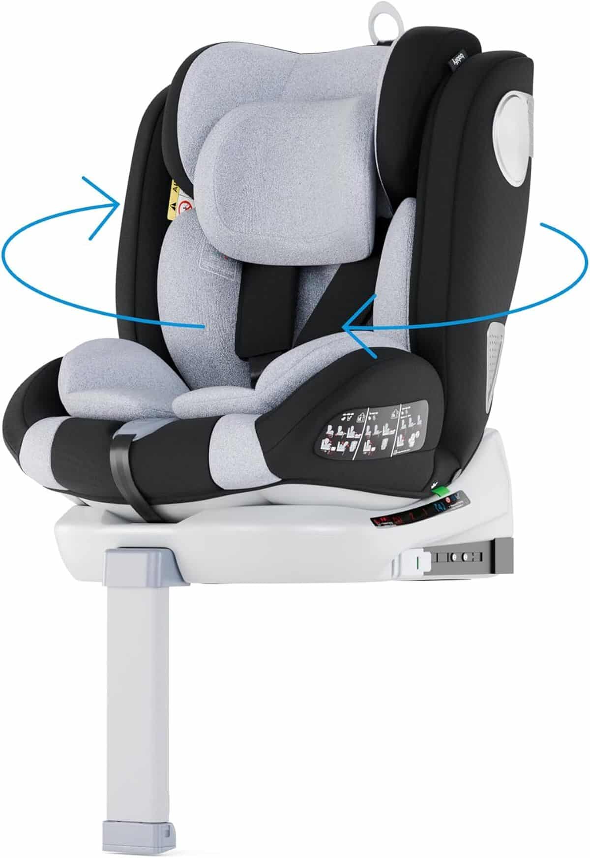 Test du siège auto pivotant Babify 360° Isofix 0-36 kg