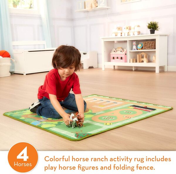 Melissa & Doug Round The Ranch Tapis d'éveil pour Cheval