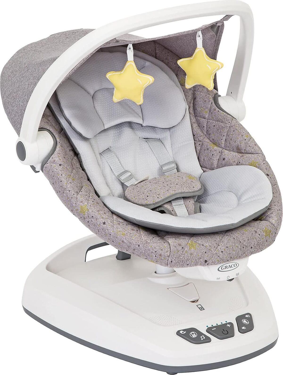 Test : balanรงoire vibrante Graco Stargazer avec musique et 5 vitesses