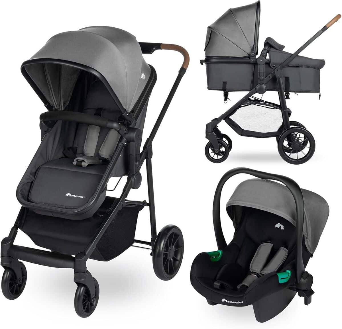Test de la poussette Bebeconfort Haze Trio : réversible et compacte