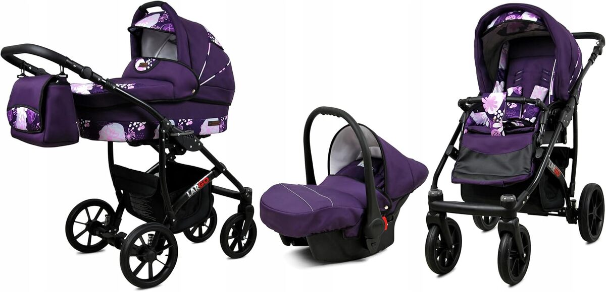 Test de la poussette combinée 3 en 1 BabyLux Largo - polyvalence et confort