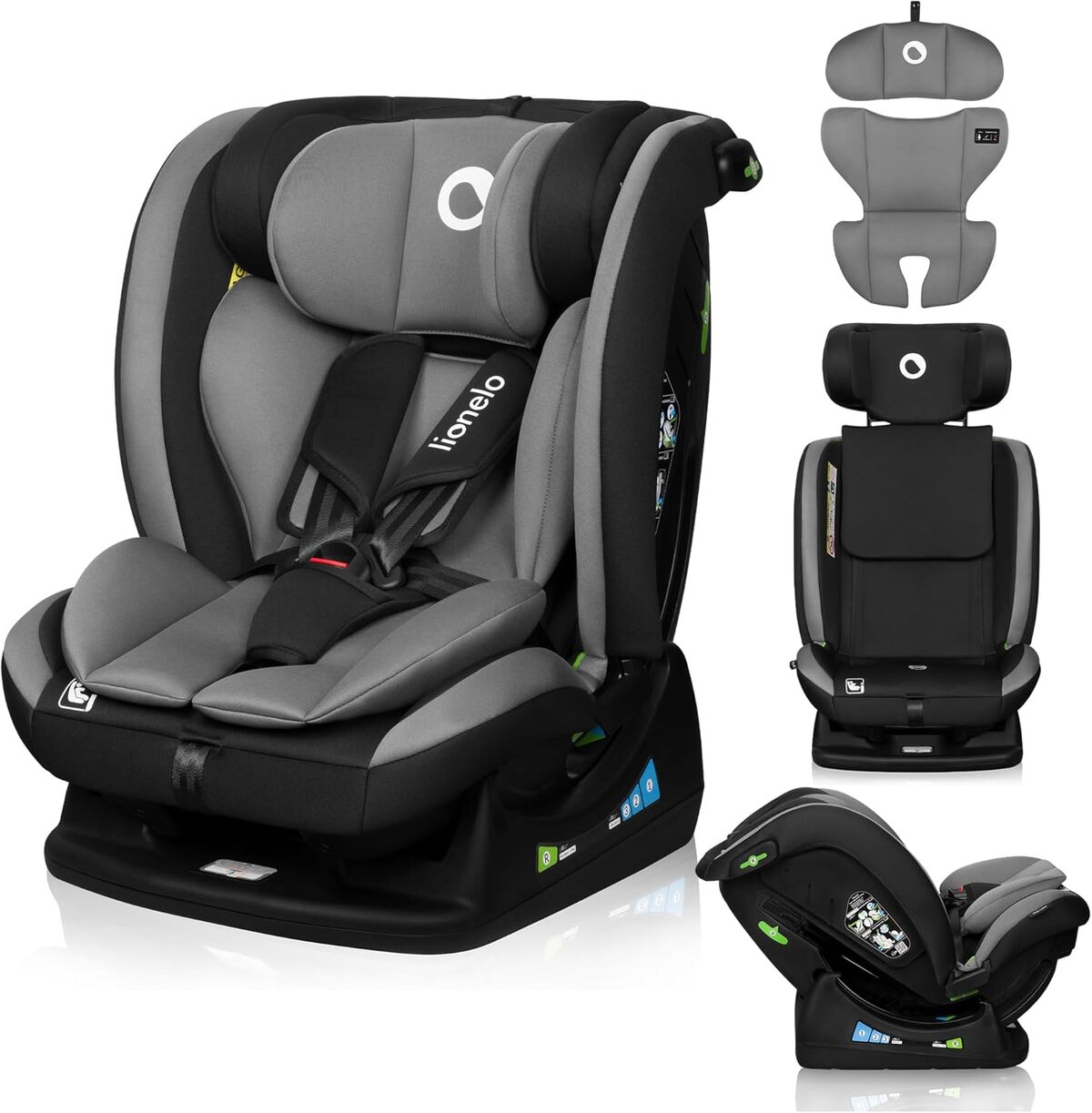 Test du siège auto bébé Lionelo Aart i-Size avec réglages multiples