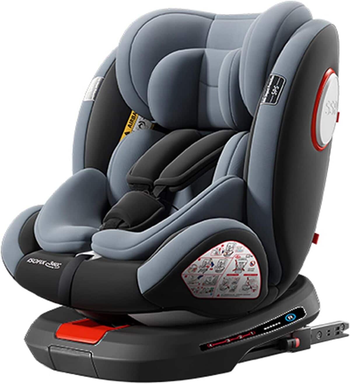 Test du siège auto bébé Nine Point Nine rotatif 360° isofix