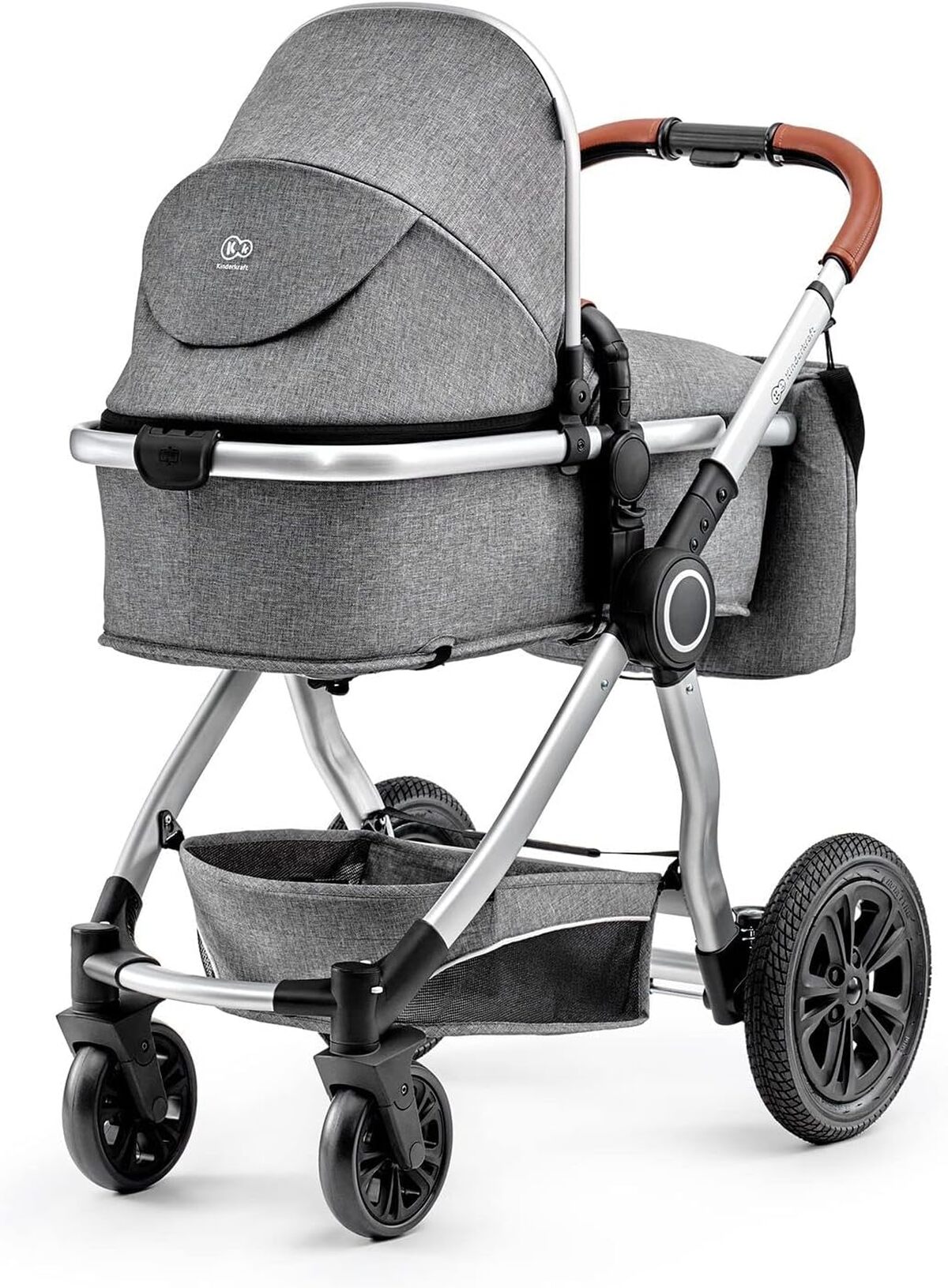 Test : poussette 3 en 1 Kinderkraft VEO, noir et gris