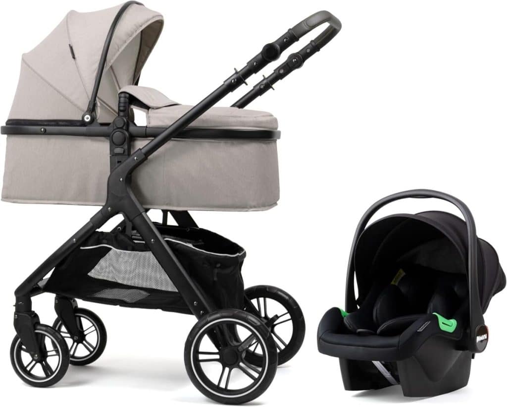 Test poussette Pixini Nelio 3in1 mystic mint
