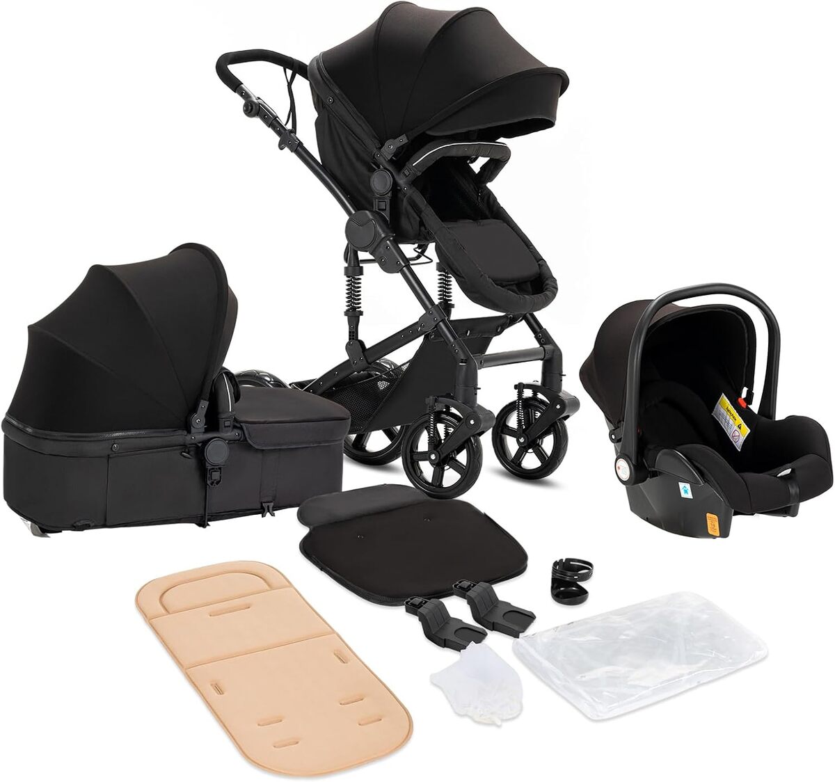 Test : poussette Sianldcone 3 en 1 haut de gamme