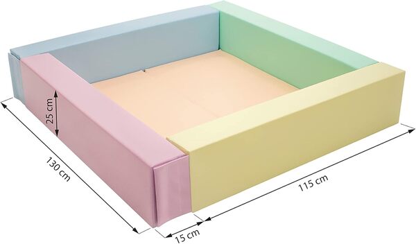 IGLU Soft Play Balle en Mousse Piscine pour bébé 1-7 Ans Montessory Parcours motricité pour Enfant