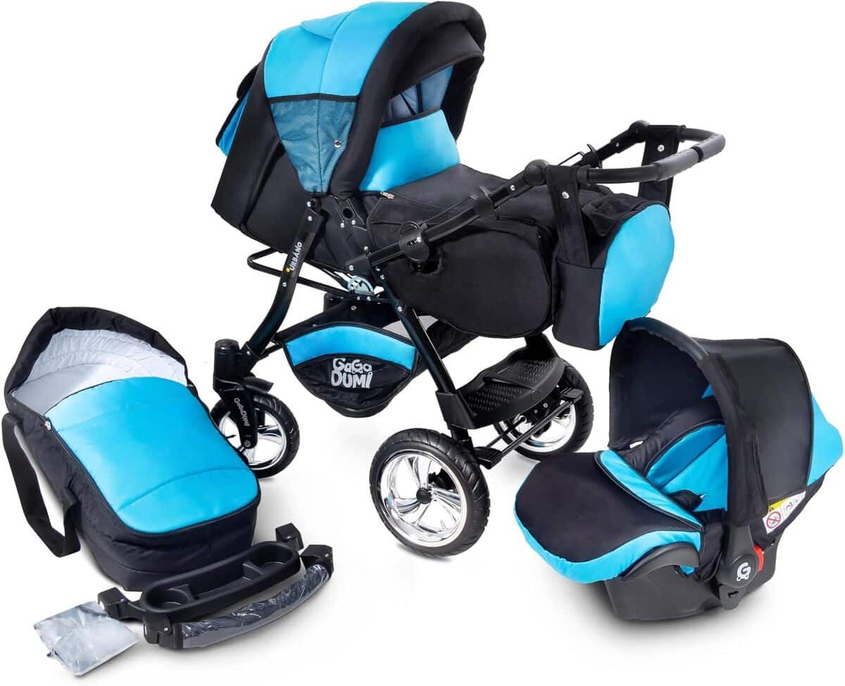Test de la poussette GaGaDumi Urbano 3 en 1 : pratique et complรจte