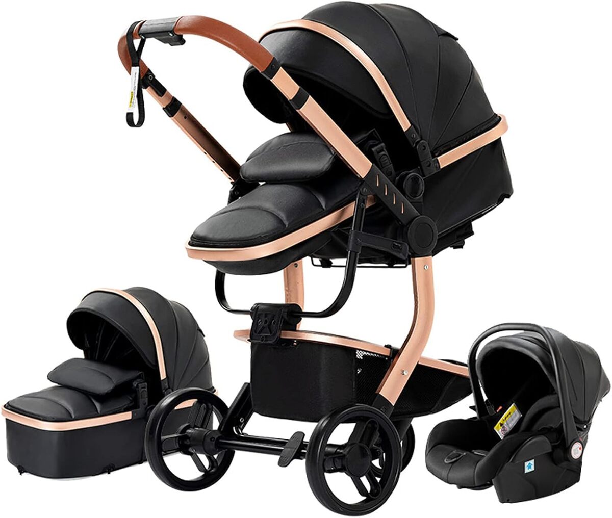 Test de la poussette NADDLILY 3 en 1 pliable : confort et praticité