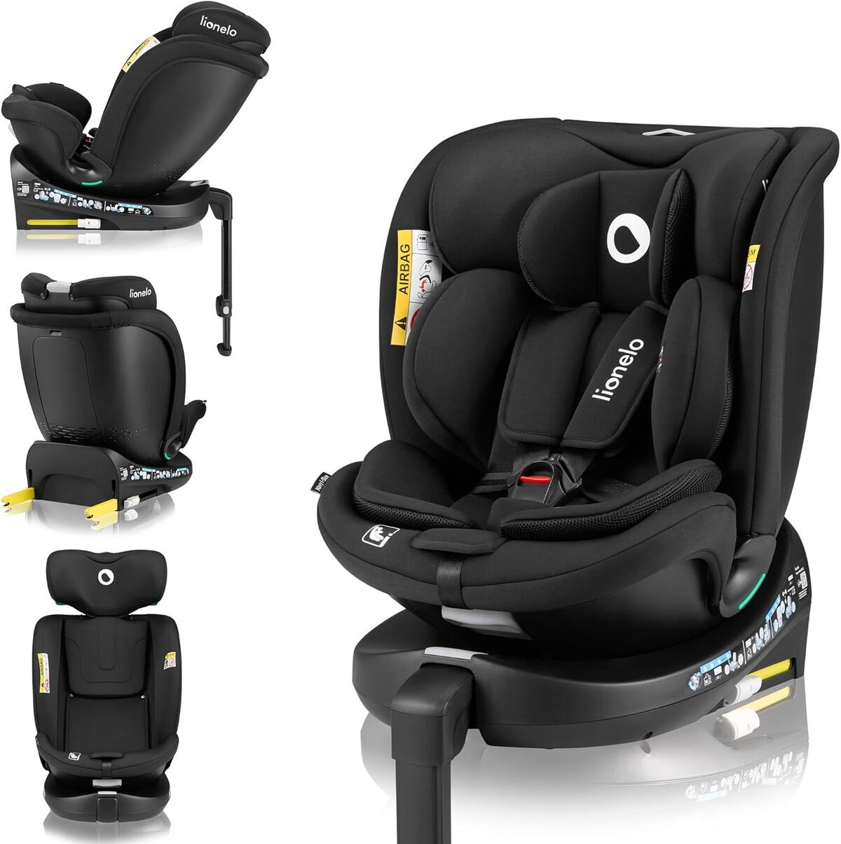 Test du siรจge auto pivotant Lionelo Navy i-Size 360o : sรฉcuritรฉ et confort garantis