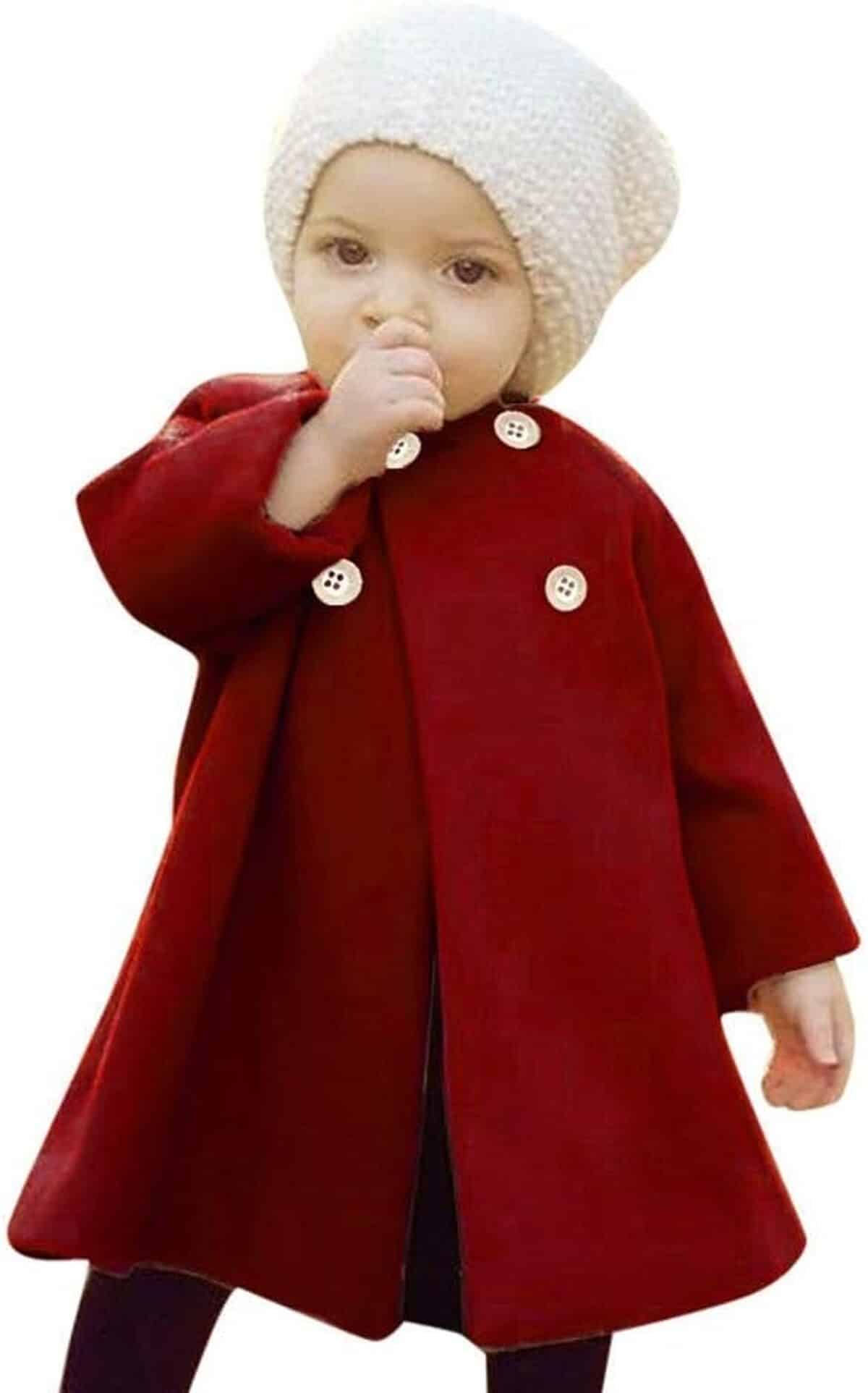 Avis : manteau bébé fille rouge bordeaux 0-6 mois