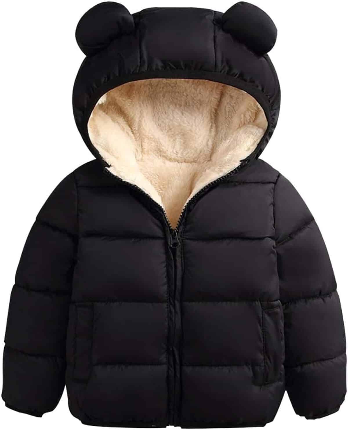 Test : manteau d'hiver Artmine pour bébé, modèle A-noir, 24 mois