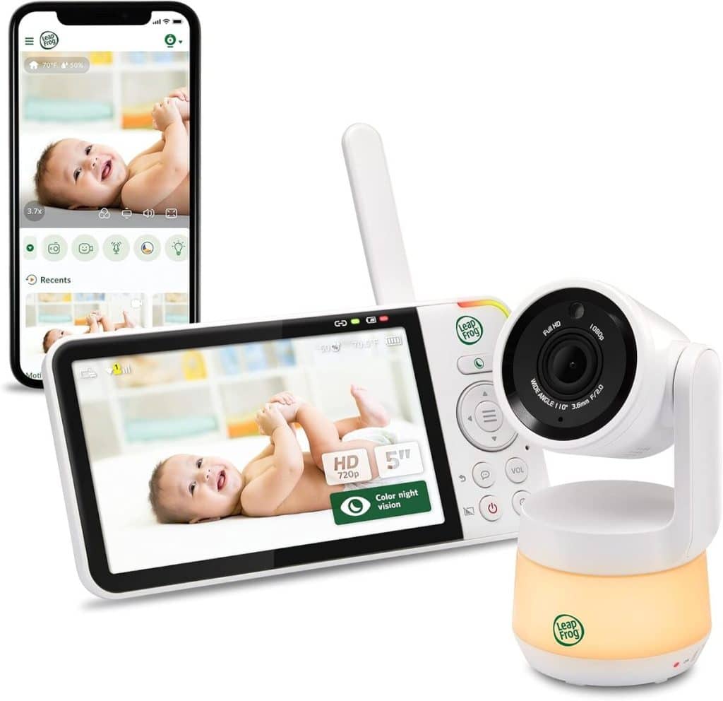 Test du baby monitor LeapFrog LF925HD : écran 5 pouces et caméra pivotante