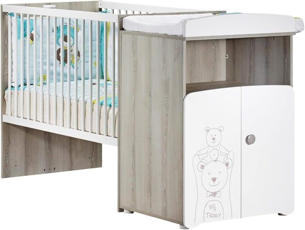 Test du lit bébé combiné évolutif Teddy par Sauthon