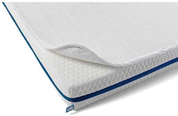 AEROSLEEP - Evolution Pack 2-en-1: Matelas + SafeSleep 3D Protecteur Lit Bébé - Qualité Supérieure - Régulation de la Température - Absorption de l'Humidité - 120 x 60 cm