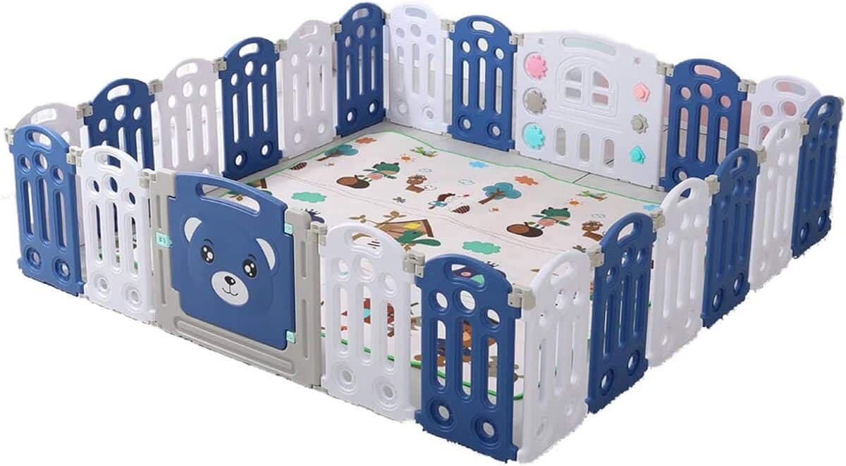 Test du parc modulable Nine point nine pour bébés