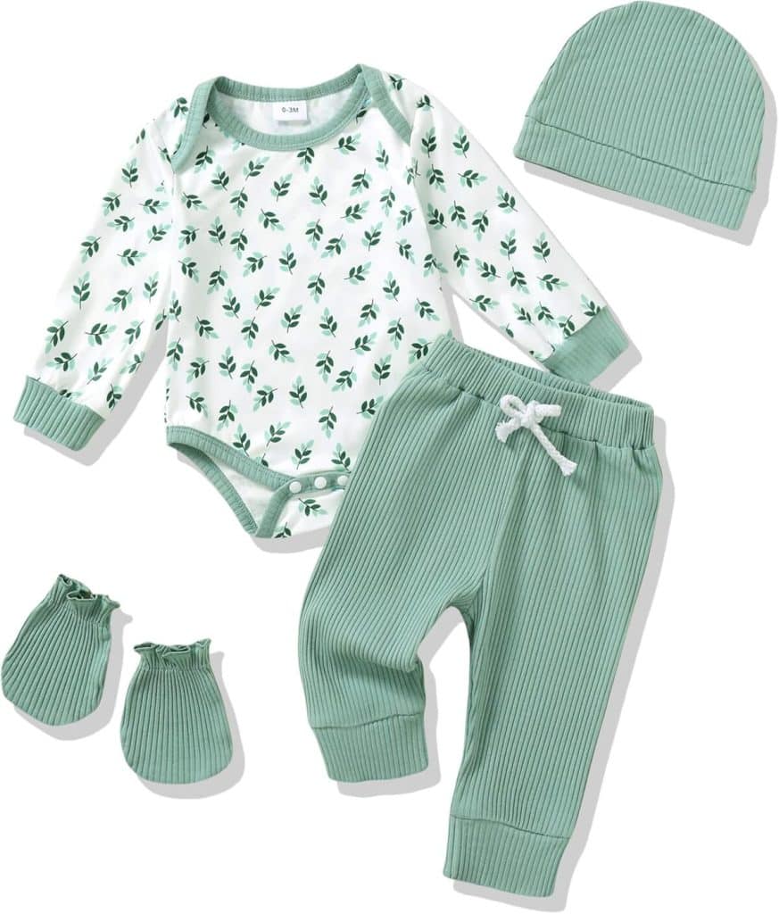 Test du vêtement vert Renotemy pour bébé garçon (6-12 mois)