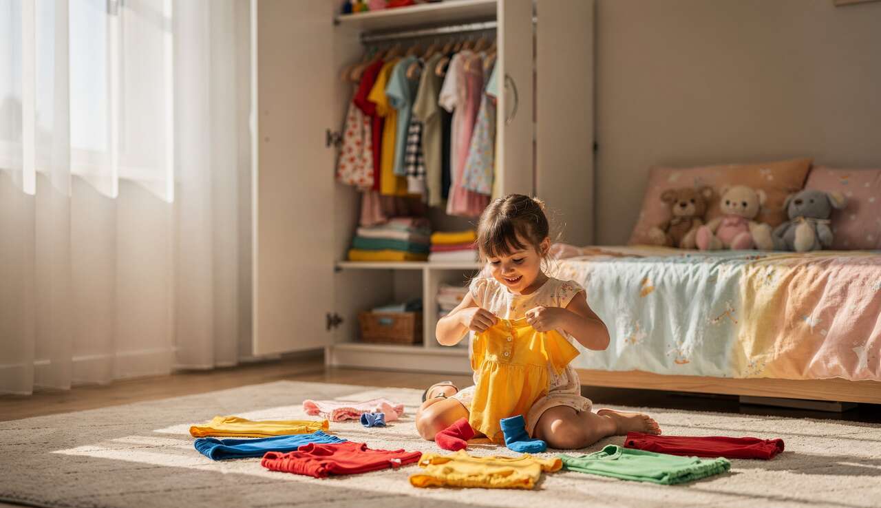 Jeux et outils pour rendre l'habillage amusant