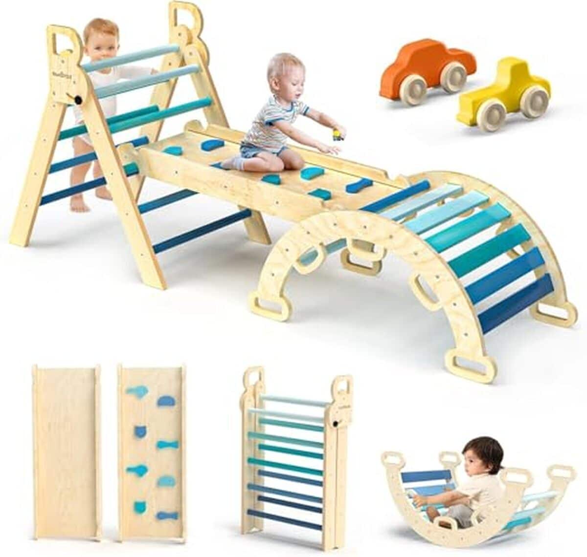 Test du cadre BlueWood : aire de jeux Montessori pour bébé