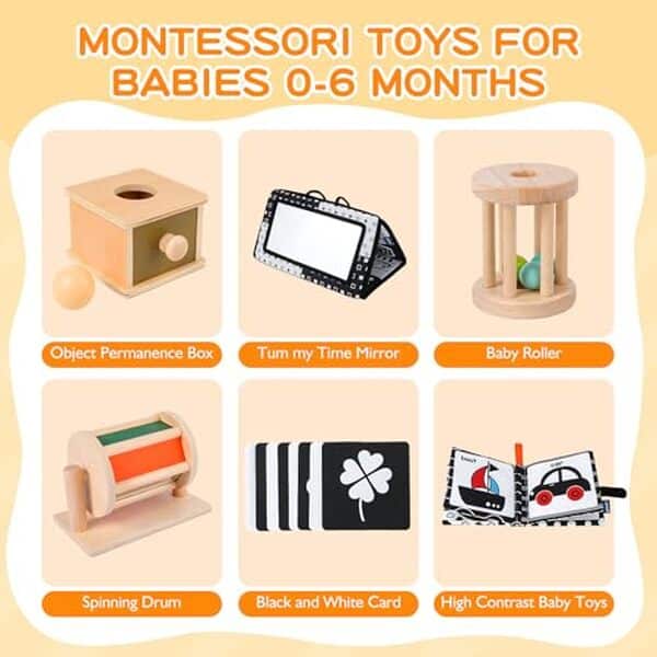Découvrez notre avis sur le jouet Montessori 6 en 1 Starrykids pour bébés : un indispensable pour développer les compétences motrices et cognitives des tout-petits.