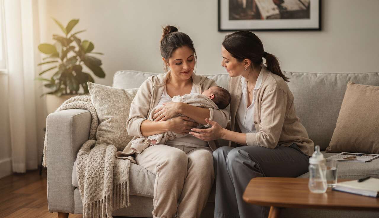 Les solutions d&rsquo;aide &agrave; domicile apr&egrave;s un accouchement