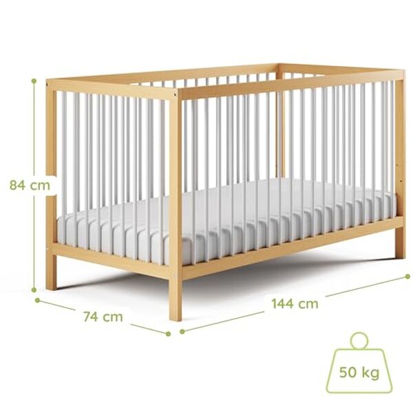 Découvrez notre test du lit bébé 70x140 cm en hêtre massif : robustesse, sécurité et design élégant pour un sommeil paisible