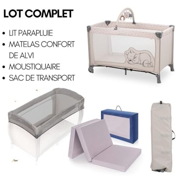 Découvrez notre test du hauck Dream n Play Go, le lit parapluie idéal avec sa moustiquaire Disney Pooh, parfait pour le confort et la sécurité de votre bébé en voyage