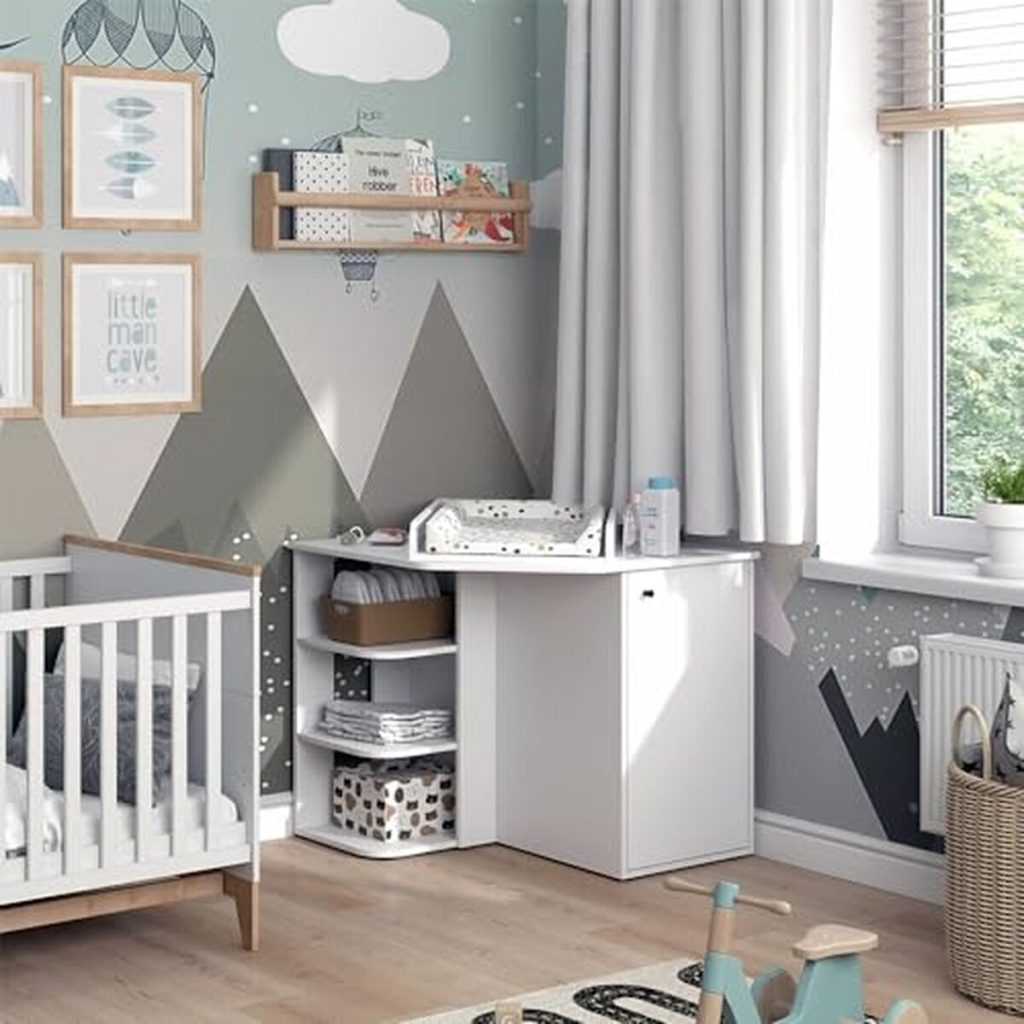 Test : commode à langer Kristian de Vicco, 85 x 86.2 cm, blanc, pratique et élégante