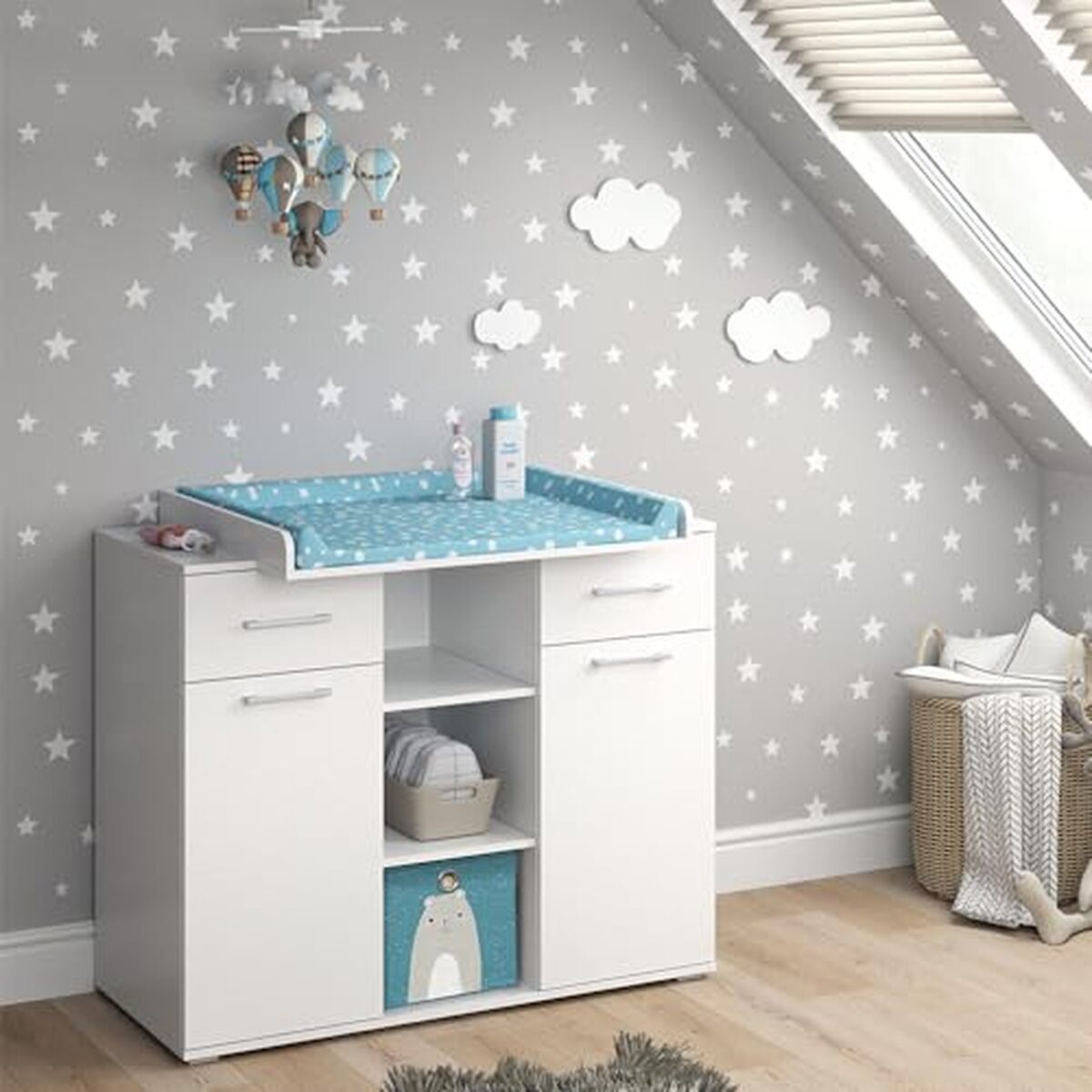 Test de la commode à langer Leonie Vicco blanche 113 x 100 cm